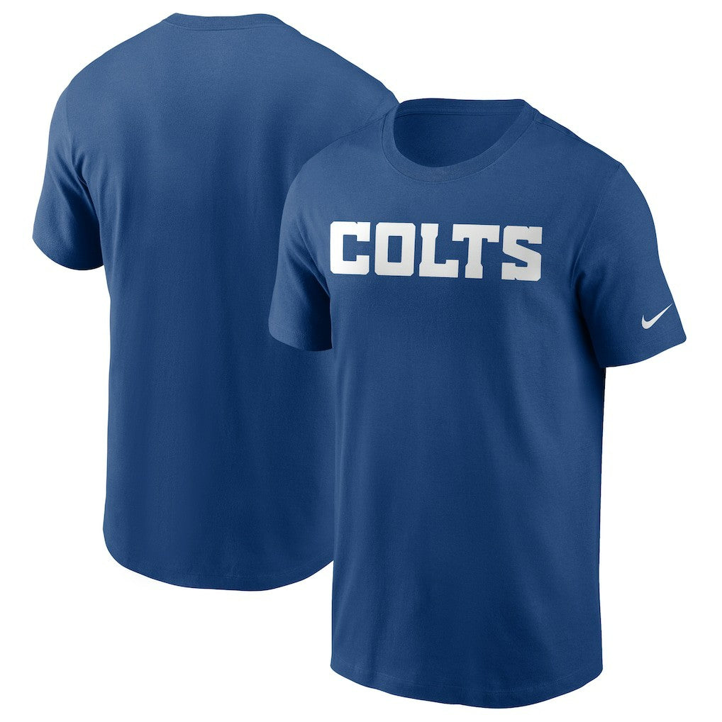 Indianapolis Colts Team Wordmark T-Shirt Royal | Nike for Sale