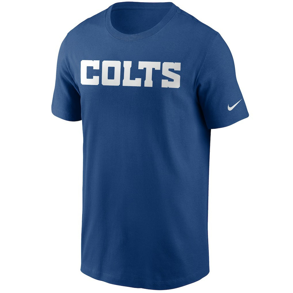 Indianapolis Colts Team Wordmark T-Shirt Royal | Nike for Sale