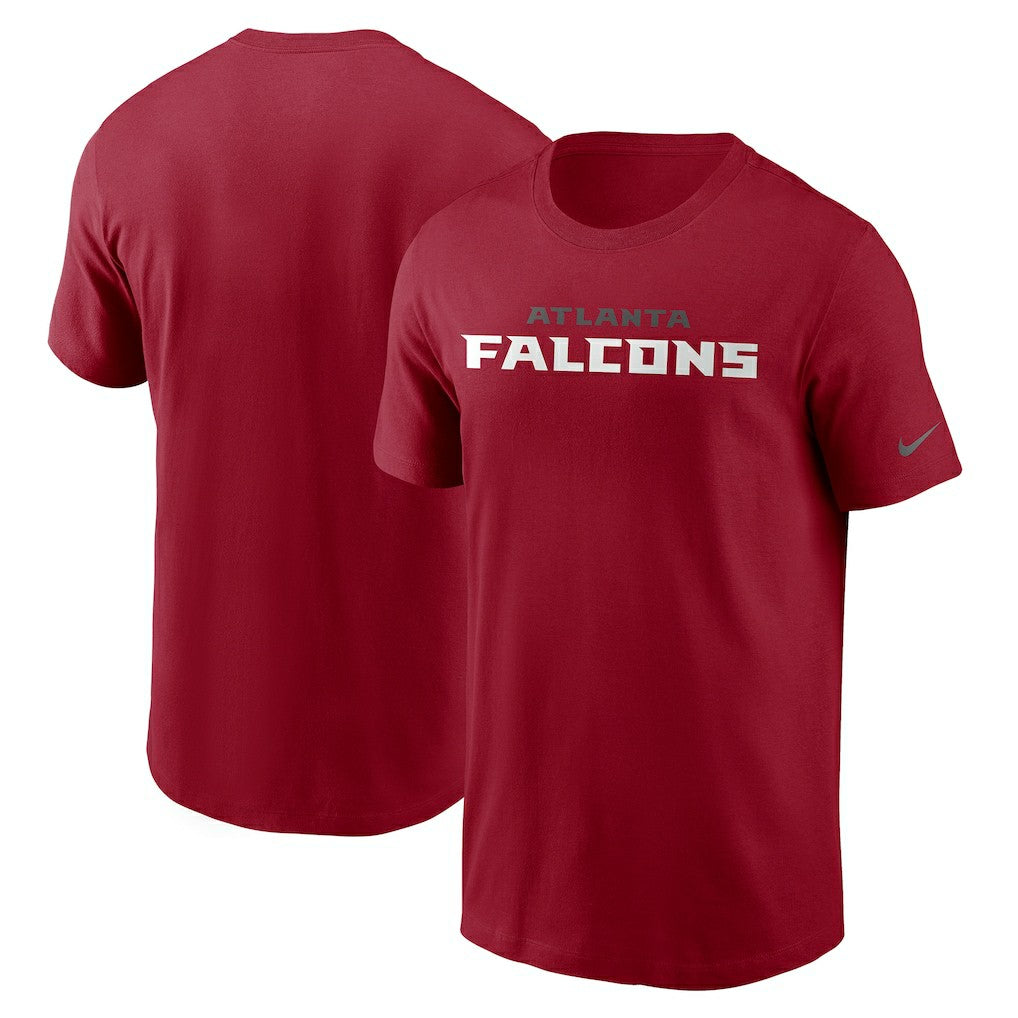 Atlanta Falcons Team Wordmark T-Shirt Red | Nike for Sale