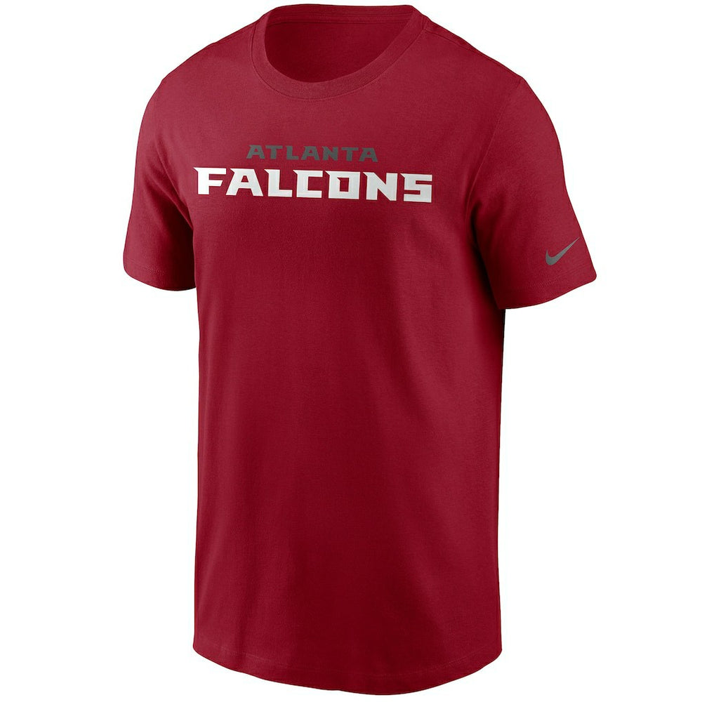 Atlanta Falcons Team Wordmark T-Shirt Red | Nike for Sale