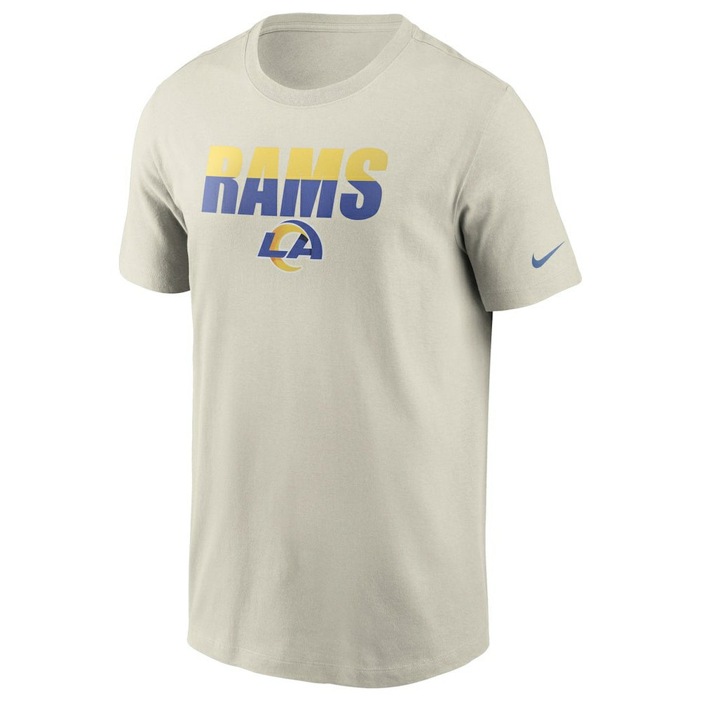 Los Angeles Rams Split T-Shirt Bone | Nike for Sale