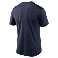 New England Patriots Wordmark Legend Performance T-Shirt Navy | Nike for Sale
