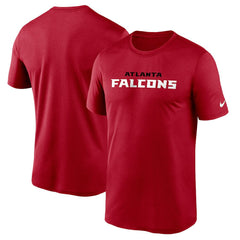 Atlanta Falcons Wordmark Legend Performance T-Shirt Red | Nike for Sale