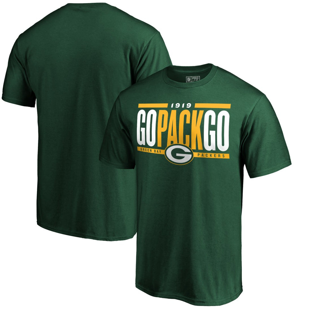 Green Bay Packers Hometown Refresh Go Pack Go T-Shirt Green | NFL