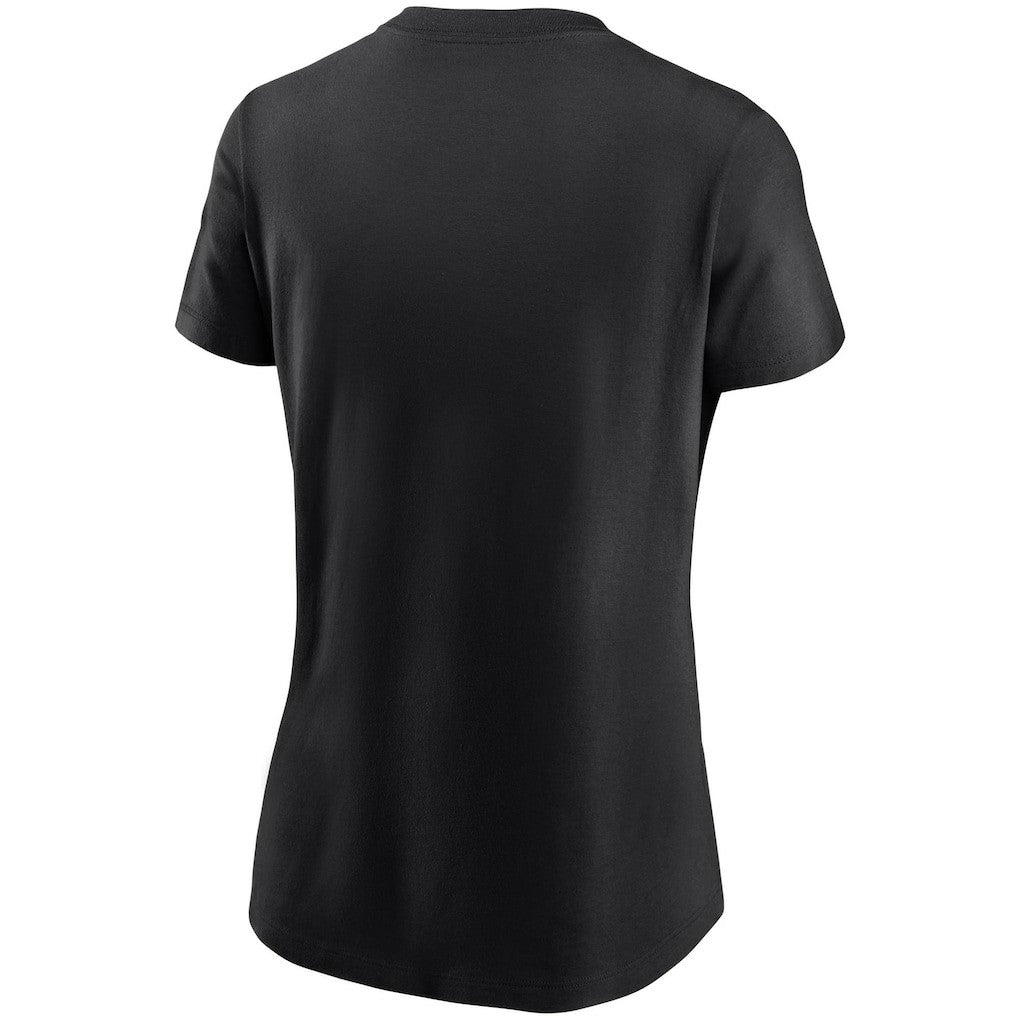 New Orleans Saints Women's Logo Essential T-Shirt Black | Nike for Sale