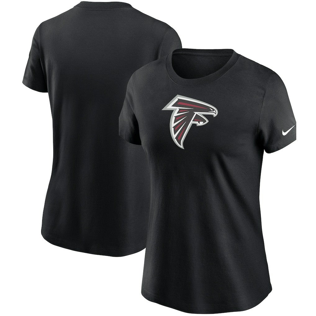 Atlanta Falcons Women's Logo Essential T-Shirt Black | Nike for Sale