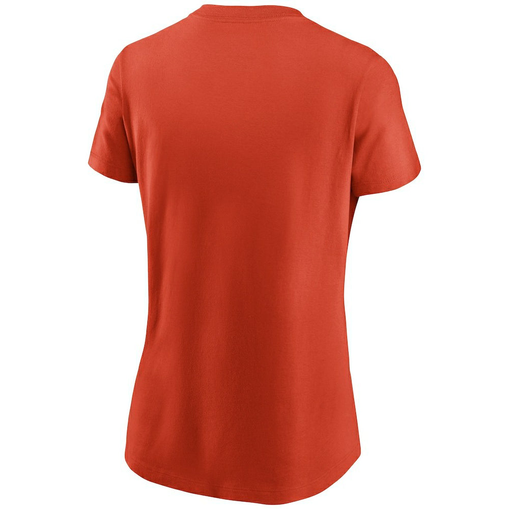 Cleveland Browns Women's Logo Essential T-Shirt Orange | Nike for Sale