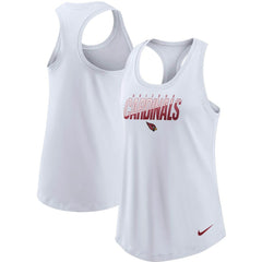Arizona Cardinals Women's Light Impact Performance Racerback Tank Top White | Nike for Sale
