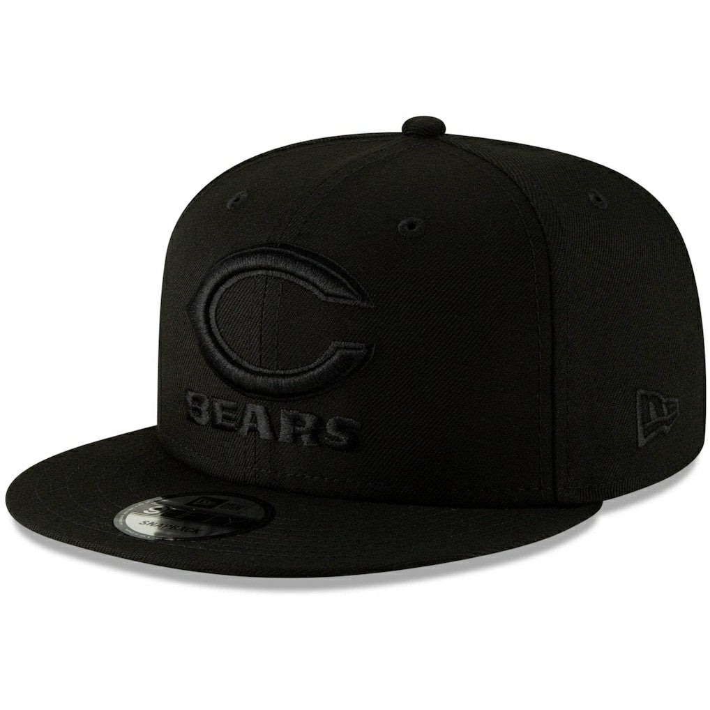 Chicago Bears New Era 9FIFTY Adjustable Snapback Hat Black | NFL