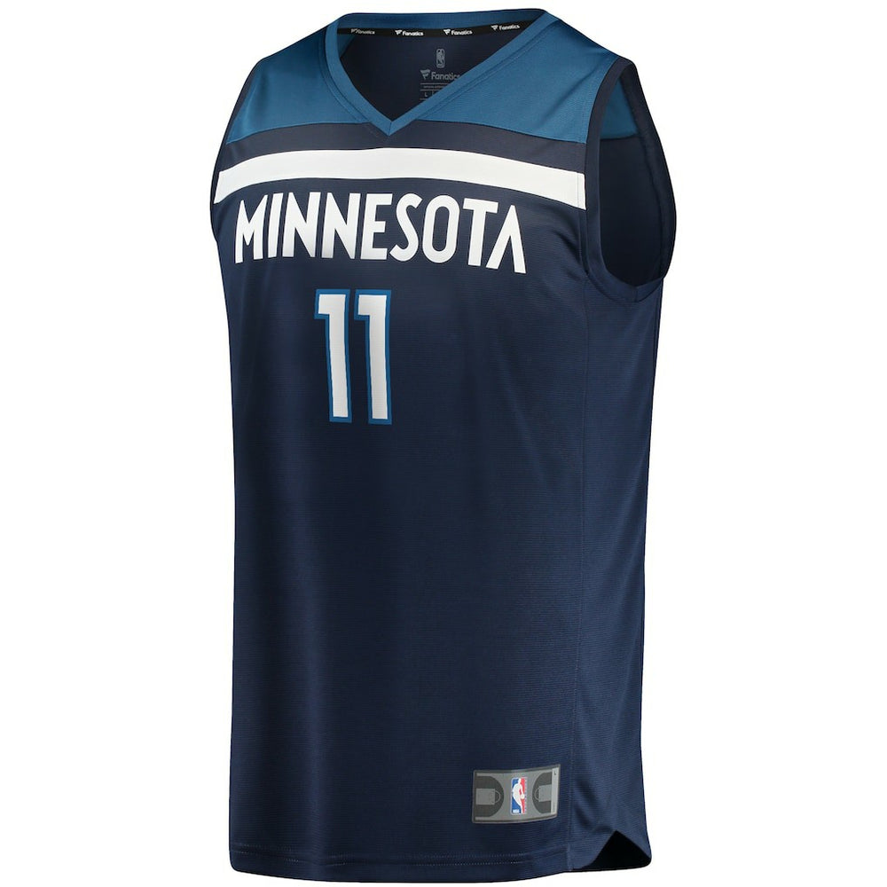 Naz Reid Minnesota Timberwolves Fast Break Replica Jersey Navy Icon Edition - NBA