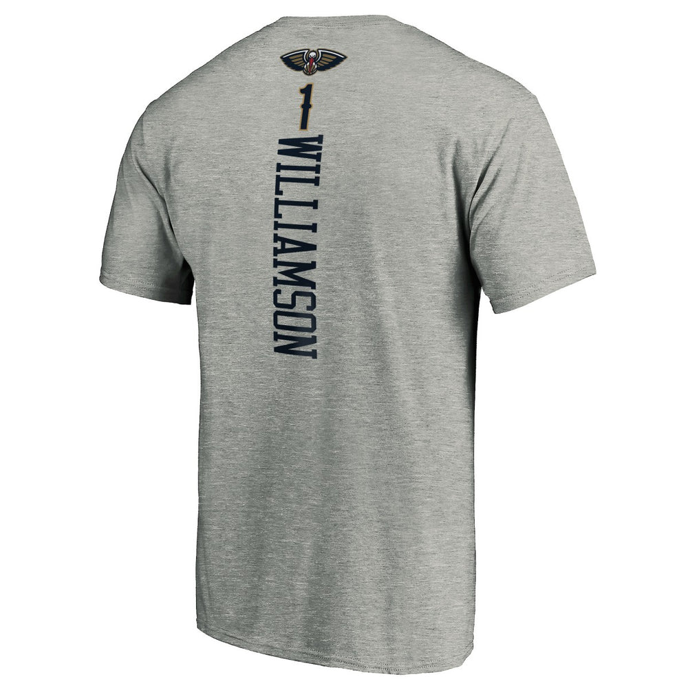 Zion Williamson New Orleans Pelicans Playmaker Name & Number Team T-Shirt Heathered Gray - NBA