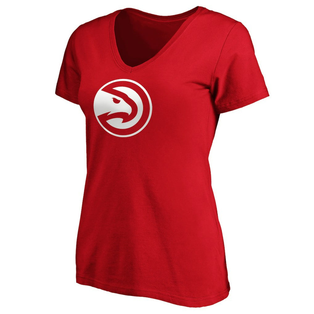 Trae Young Atlanta Hawks Women's Playmaker Name & Number V-Neck T-Shirt Red - NBA
