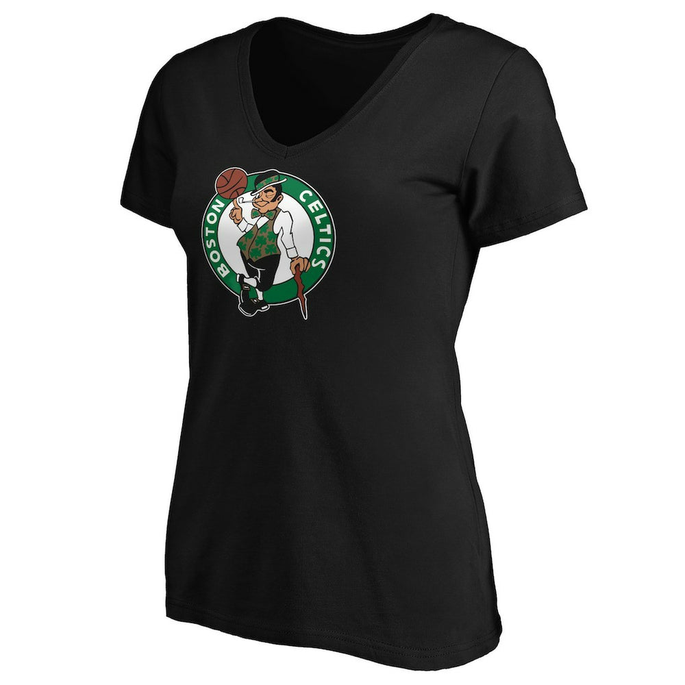 Jayson Tatum Boston Celtics Women's Playmaker Name & Number V-Neck T-Shirt Black - NBA
