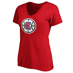 Paul George LA Clippers Women's Playmaker Name & Number V-Neck T-Shirt Red - NBA