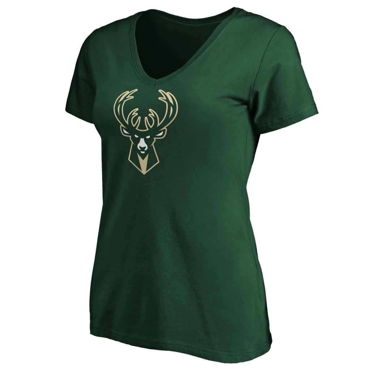 Giannis Antetokounmpo Milwaukee Bucks Women's Playmaker Name & Number V-Neck T-Shirt Green - NBA