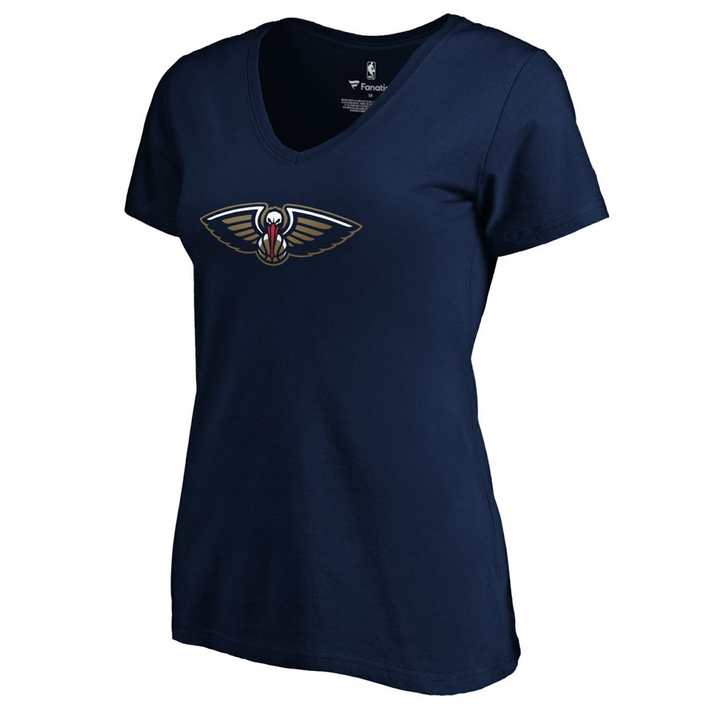 Zion Williamson New Orleans Pelicans Women's Playmaker Name & Number V-Neck T-Shirt Navy - NBA