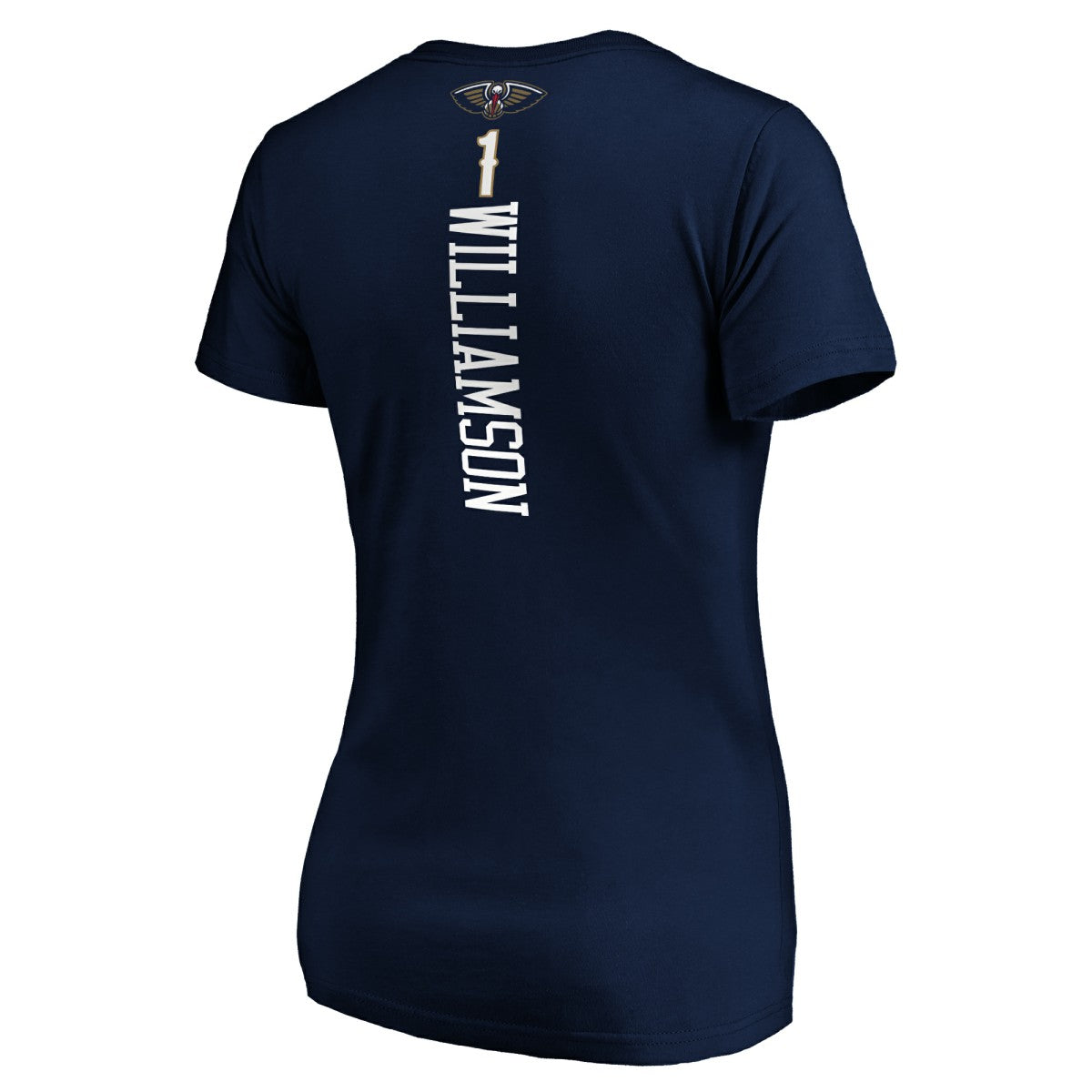 Zion Williamson New Orleans Pelicans Women's Playmaker Name & Number V-Neck T-Shirt Navy - NBA