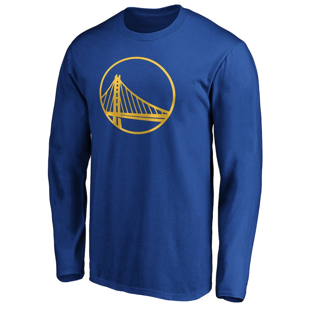 Stephen Curry Golden State Warriors Playmaker Name & Number Long Sleeve T-Shirt Royal - NBA