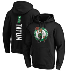 Jayson Tatum Boston Celtics Playmaker Name & Number Pullover Hoodie Black - NBA