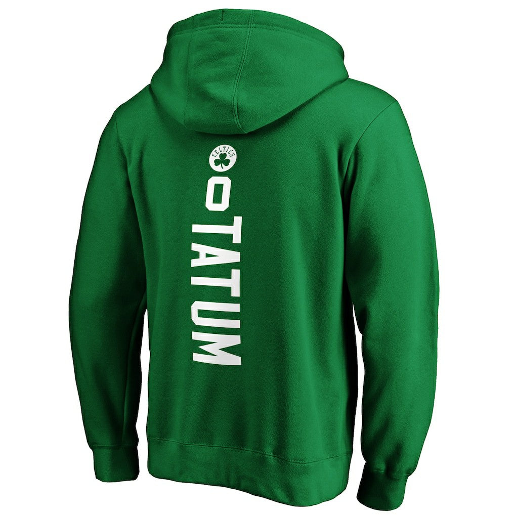 Jayson Tatum Boston Celtics Playmaker Name & Number Pullover Hoodie Kelly Green - NBA
