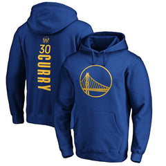 Stephen Curry Golden State Warriors Playmaker Name & Number Pullover Hoodie Royal - NBA