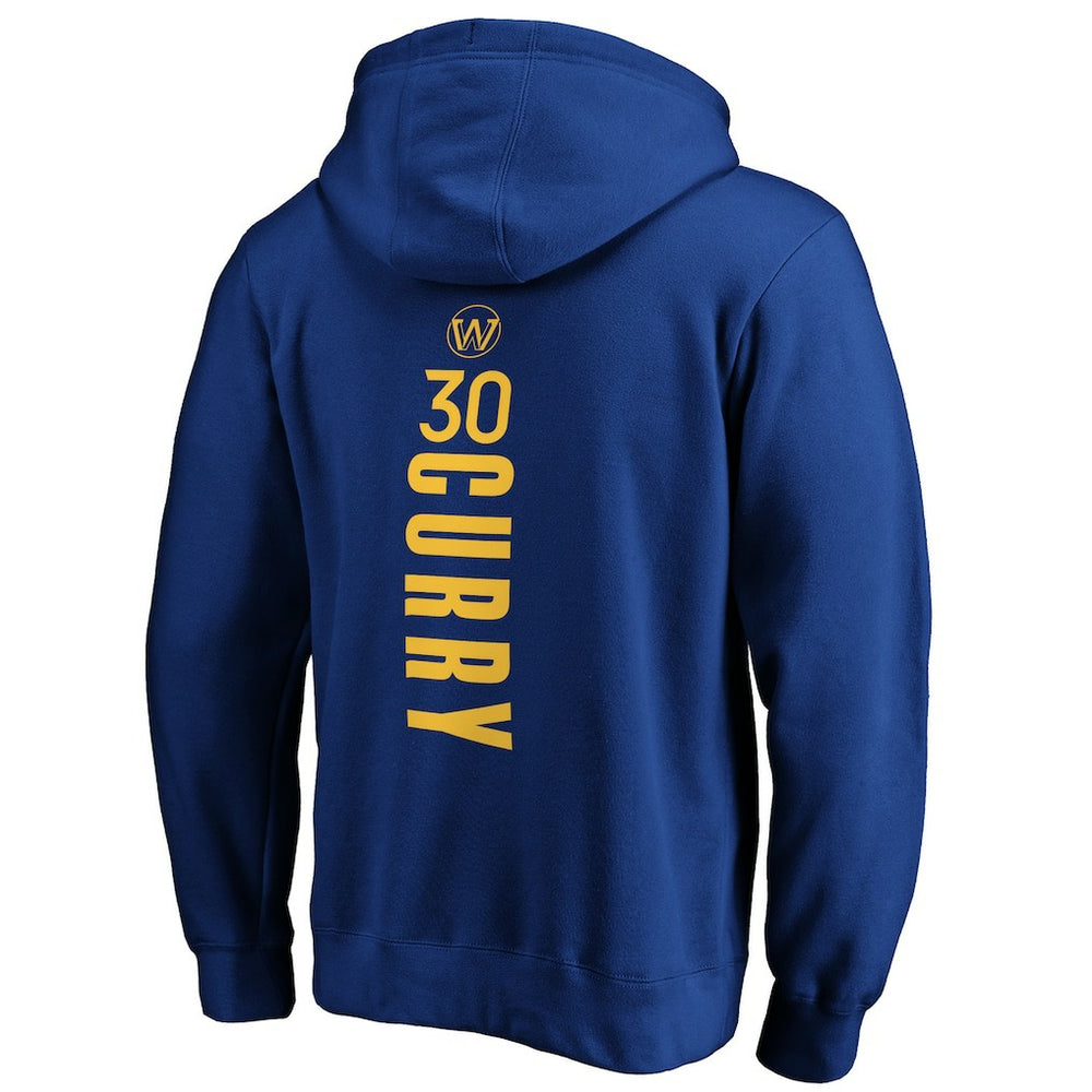 Stephen Curry Golden State Warriors Playmaker Name & Number Pullover Hoodie Royal - NBA