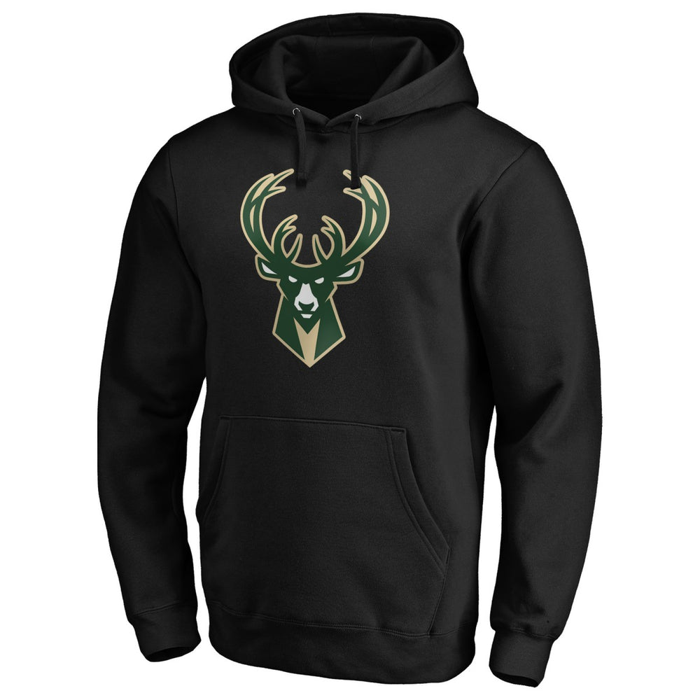 Giannis Antetokounmpo Milwaukee Bucks Playmaker Name & Number Pullover Hoodie Black - NBA
