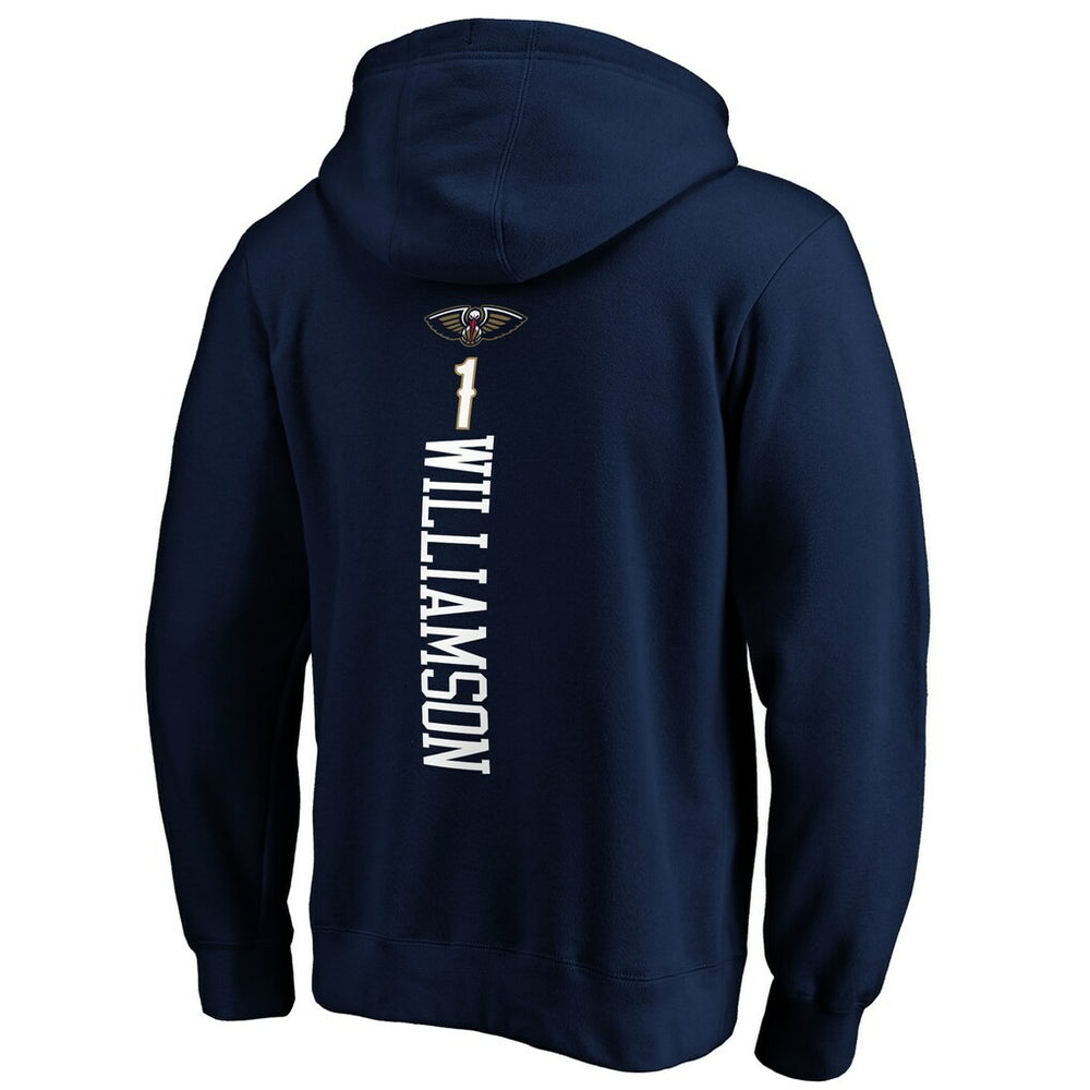 Zion Williamson New Orleans Pelicans Playmaker Name & Number Pullover Hoodie Navy - NBA