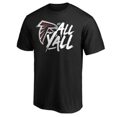 Atlanta Falcons Falcons vs. All Y'all T-Shirt Black | NFL