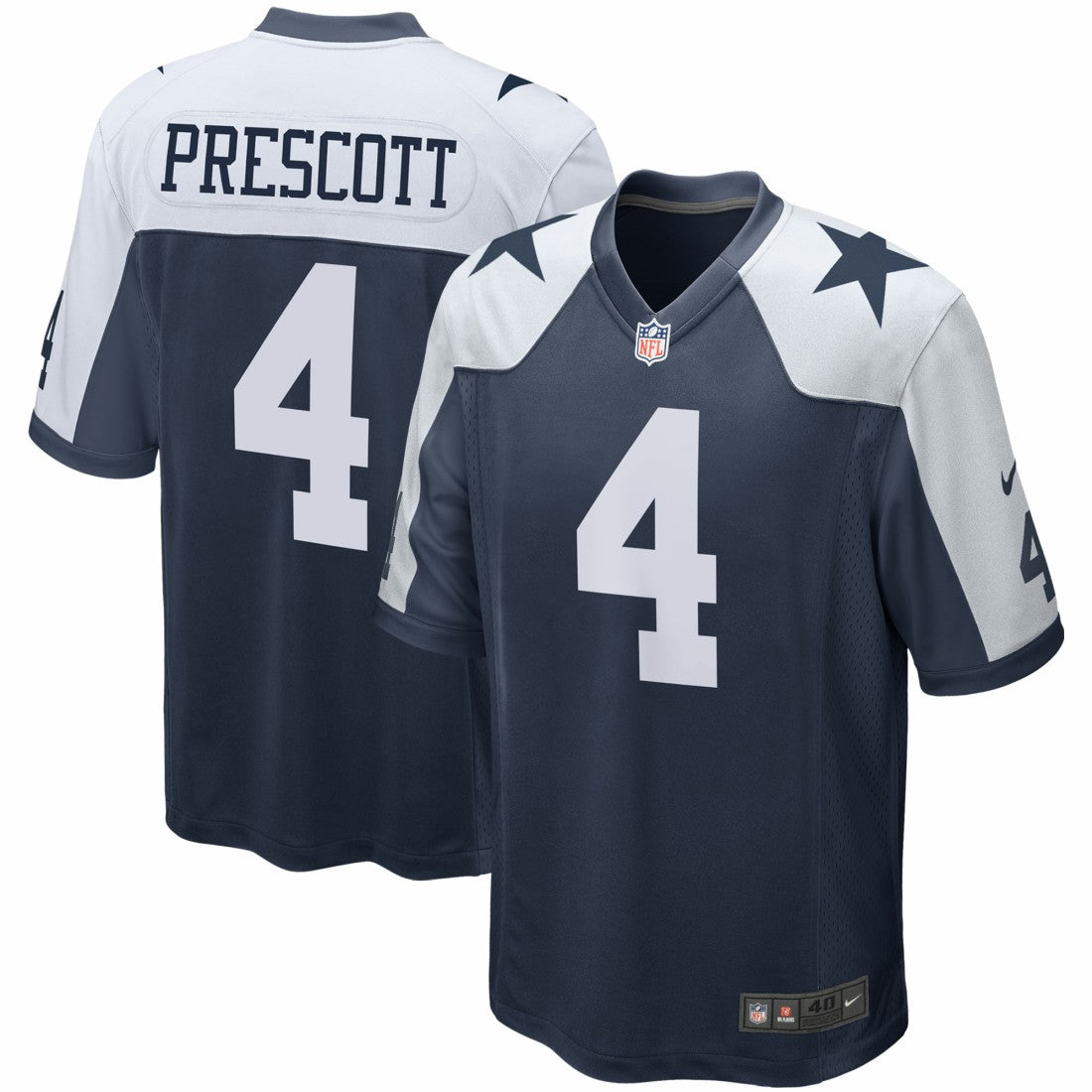 Dak Prescott Dallas Cowboys Alternate Game Team Jersey Navy | Nike for Sale