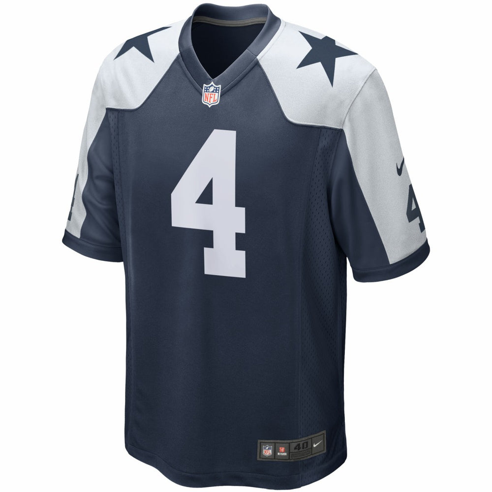 Dak Prescott Dallas Cowboys Alternate Game Team Jersey Navy | Nike for Sale