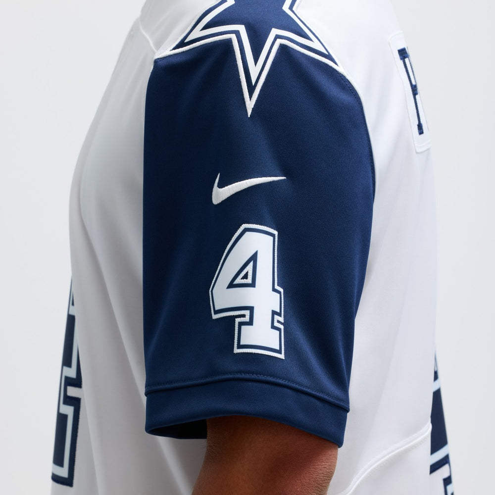 Dak Prescott Dallas Cowboys Color Rush Vapor Limited Jersey White | Nike for Sale