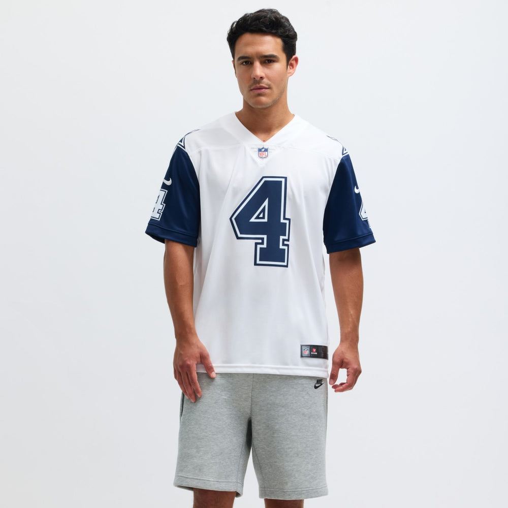 Dak Prescott Dallas Cowboys Color Rush Vapor Limited Jersey White | Nike for Sale