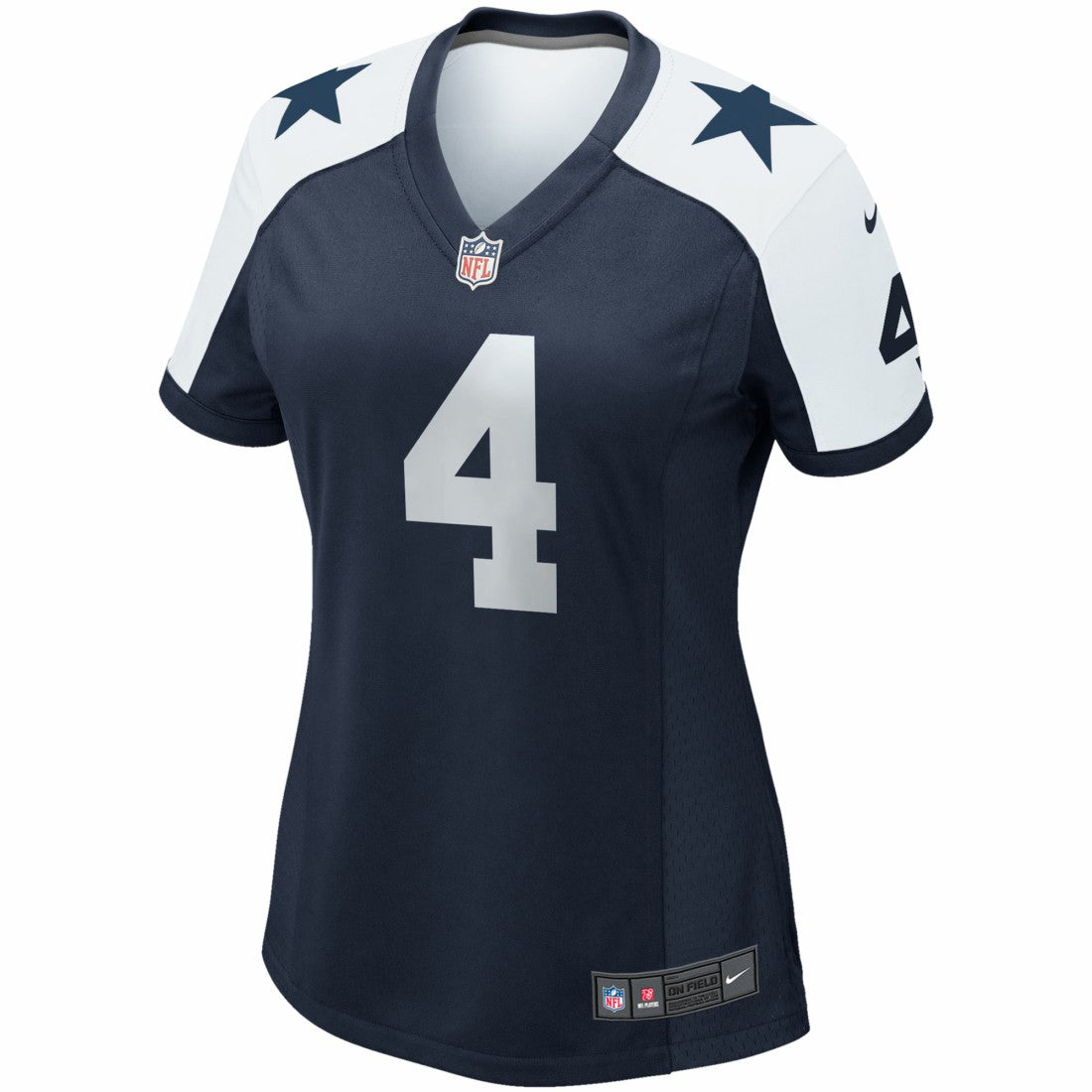 Dak Prescott Dallas Cowboys Women's Alternate Game Team Jersey Navy | Nike for Sale