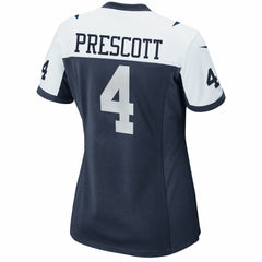 Dak Prescott Dallas Cowboys Women's Alternate Game Team Jersey Navy | Nike for Sale