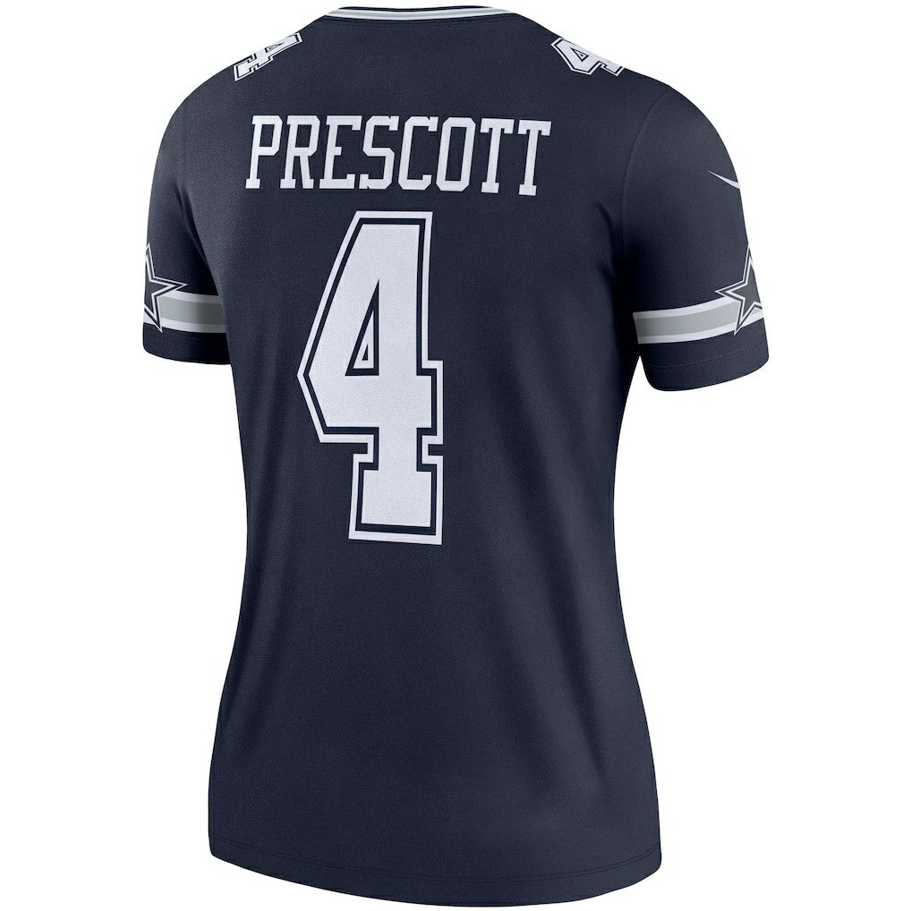 Dak Prescott Dallas Cowboys Women's Legend Player Performance Top Navy | Nike for Sale