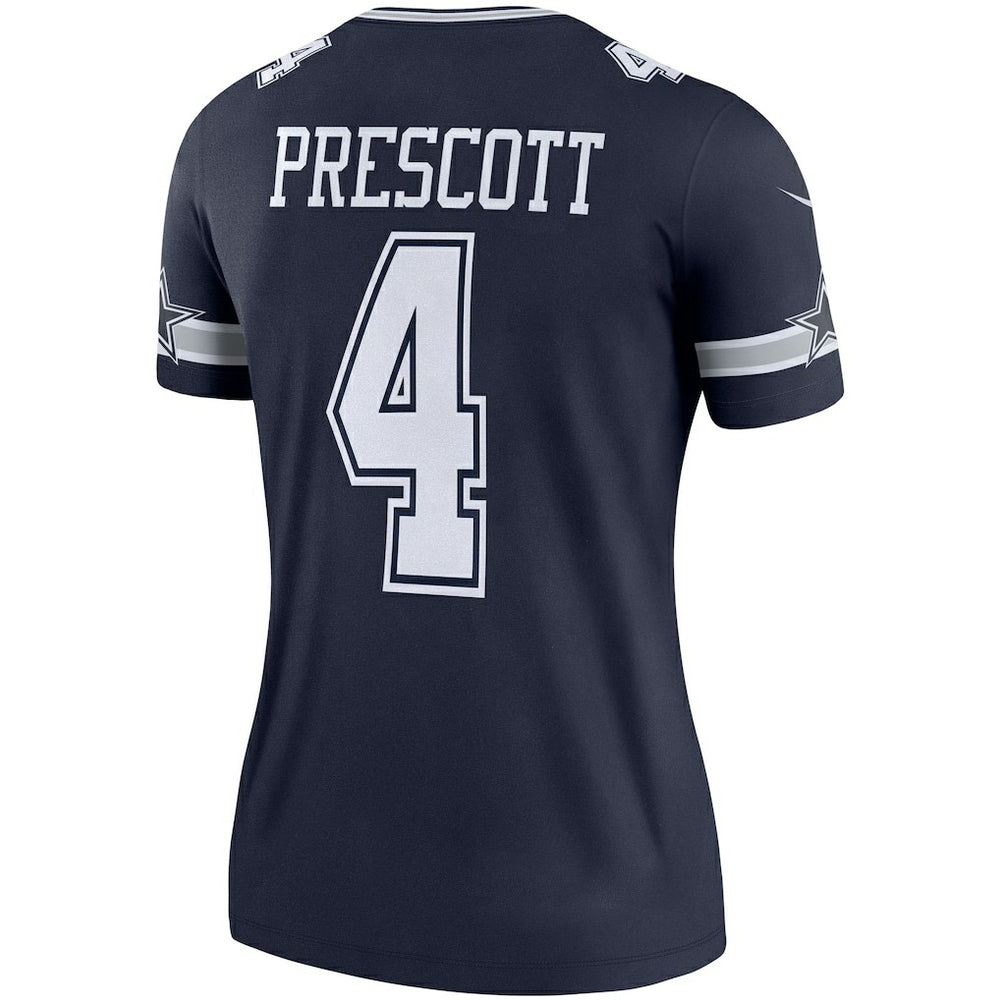 Dak Prescott Dallas Cowboys Women's Legend Player Performance Top Navy | Nike for Sale