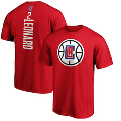 Kawhi Leonard LA Clippers Team Playmaker Name & Number T-Shirt Red - NBA