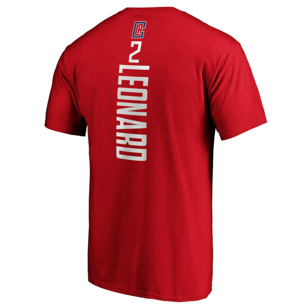 Kawhi Leonard LA Clippers Team Playmaker Name & Number T-Shirt Red - NBA