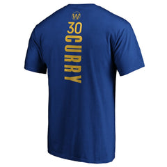 Stephen Curry Golden State Warriors Team Playmaker Name & Number T-Shirt Royal - NBA