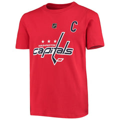 Alexander Ovechkin Washington Capitals Youth Player Name & Number T-Shirt - Red - NHL