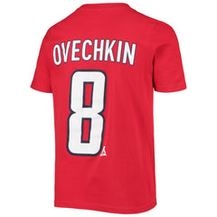 Alexander Ovechkin Washington Capitals Youth Player Name & Number T-Shirt - Red - NHL