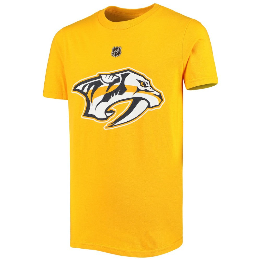 Filip Forsberg Nashville Predators Youth Player Name & Number T-Shirt - Gold - NHL