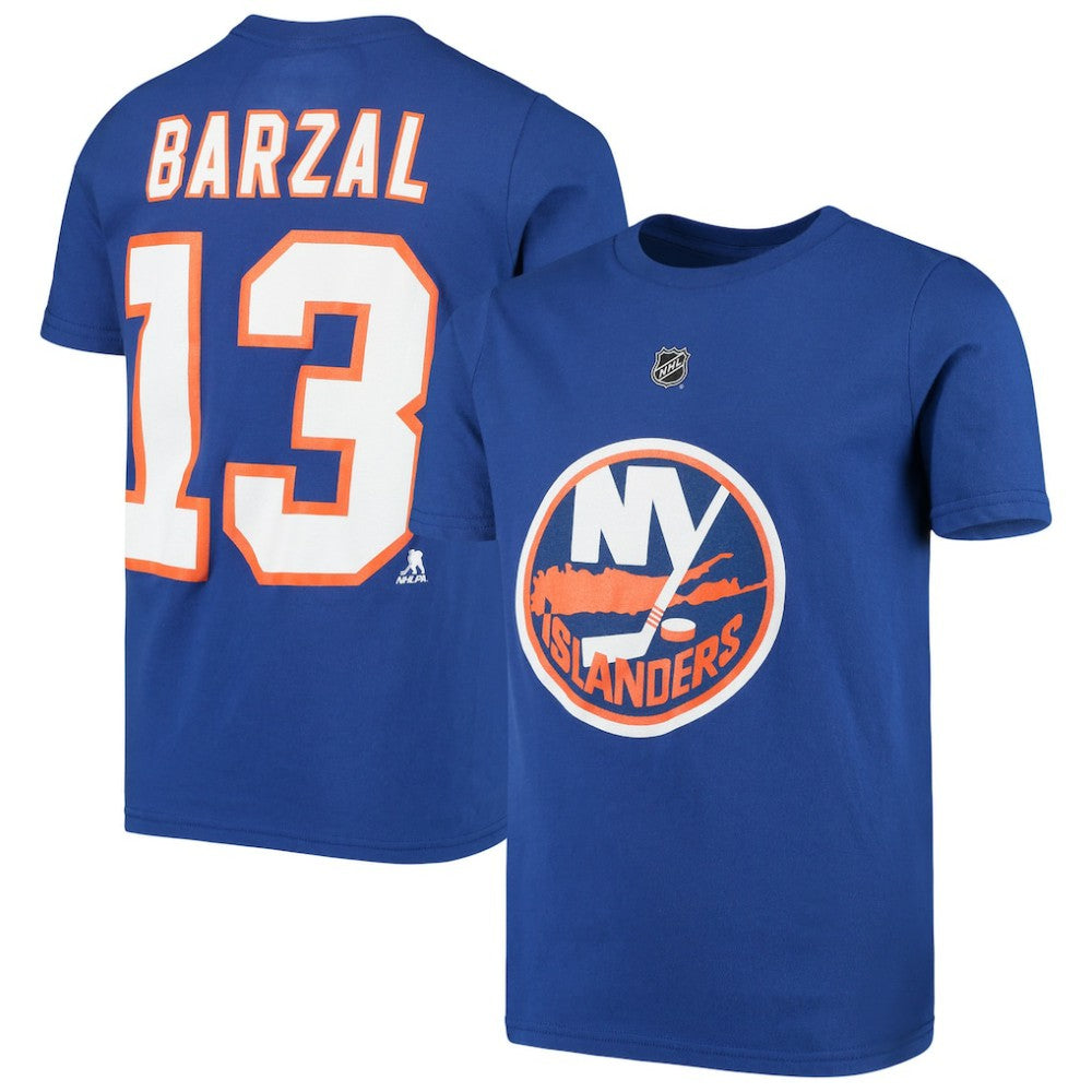 Mathew Barzal New York Islanders Youth Player Name & Number T-Shirt - Royal - NHL