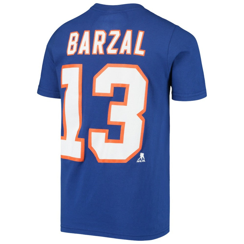 Mathew Barzal New York Islanders Youth Player Name & Number T-Shirt - Royal - NHL