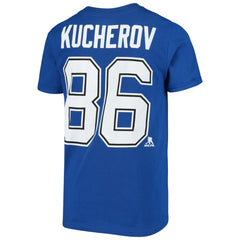 Nikita Kucherov Tampa Bay Lightning Youth Player Name & Number T-Shirt - Royal - NHL