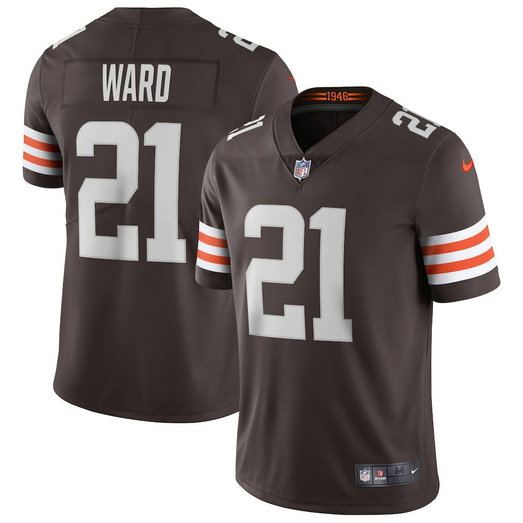 Denzel Ward Cleveland Browns Vapor Limited Jersey Brown | Nike for Sale