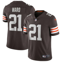 Denzel Ward Cleveland Browns Vapor Limited Jersey Brown | Nike for Sale