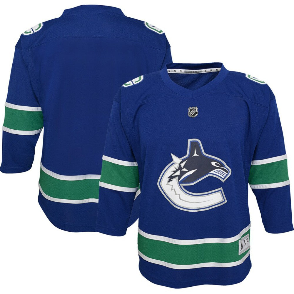 Vancouver Canucks Youth Replica Jersey - Blue - NHL