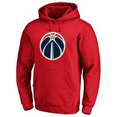 Washington Wizards Icon Primary Logo Fitted Pullover Hoodie Red - NBA
